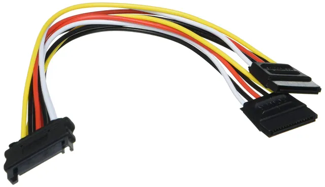 goobay-notebook-pc-sata-y-stromkabel-1x-auf-2x-20cm image 1