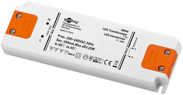 goobay-30604-led-transformator-dimmbar-20-w-500-ma image 1