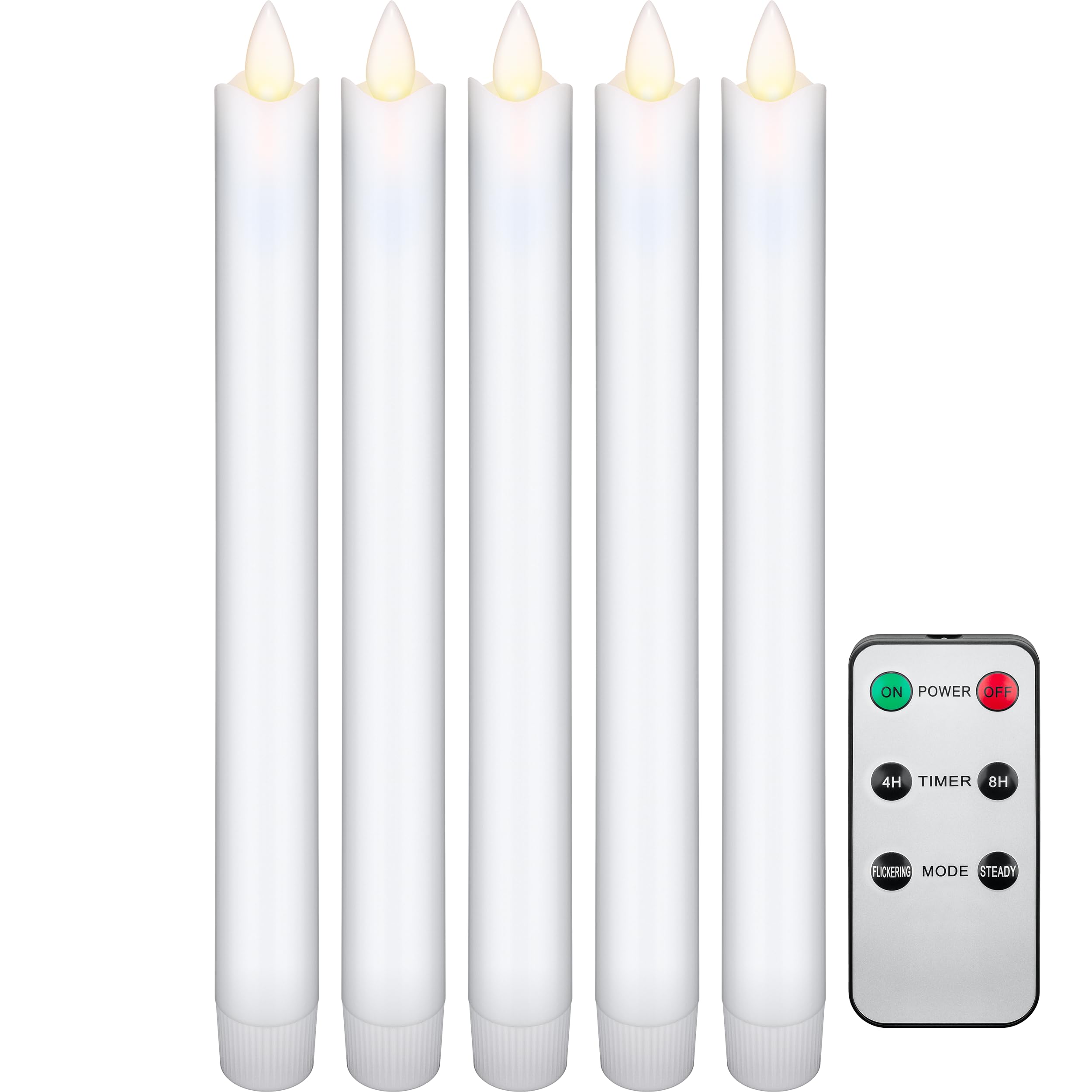 goobay-power-49867-led-stabkerzen-5er-set-wei-timer image 1