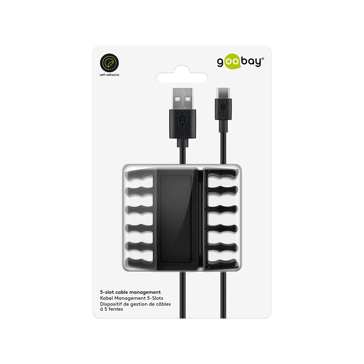 goobay-notebook-pc-70433-kabelclip-5-slots-schwarz-2er image 5