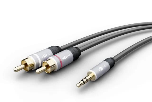goobay-audio-video-klinke-cinch-audiokabel-1-5m-schwarz-stereo image 1