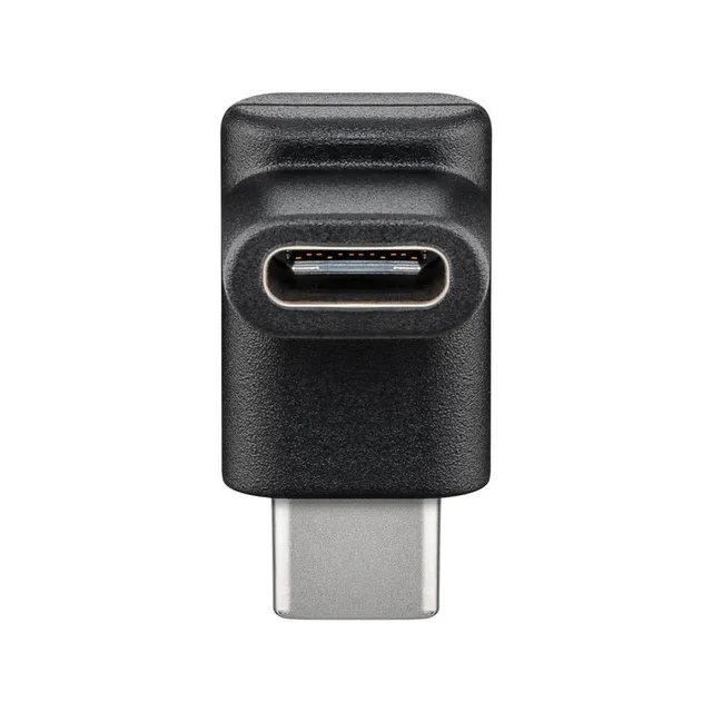goobay-mobility-55556-usb-c-winkeladapter-90-schwarz image 1