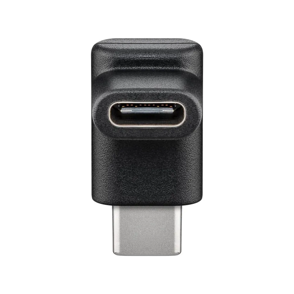 goobay-mobility-55556-usb-c-winkeladapter-90-schwarz image 1