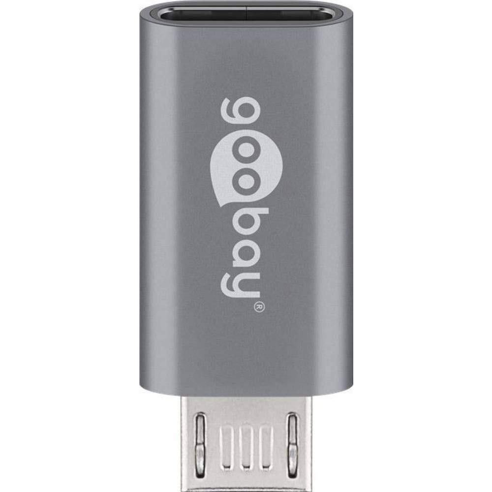 goobay-audio-video-usb-adapter-usb-c-micro-usb-grau-55553 image 1