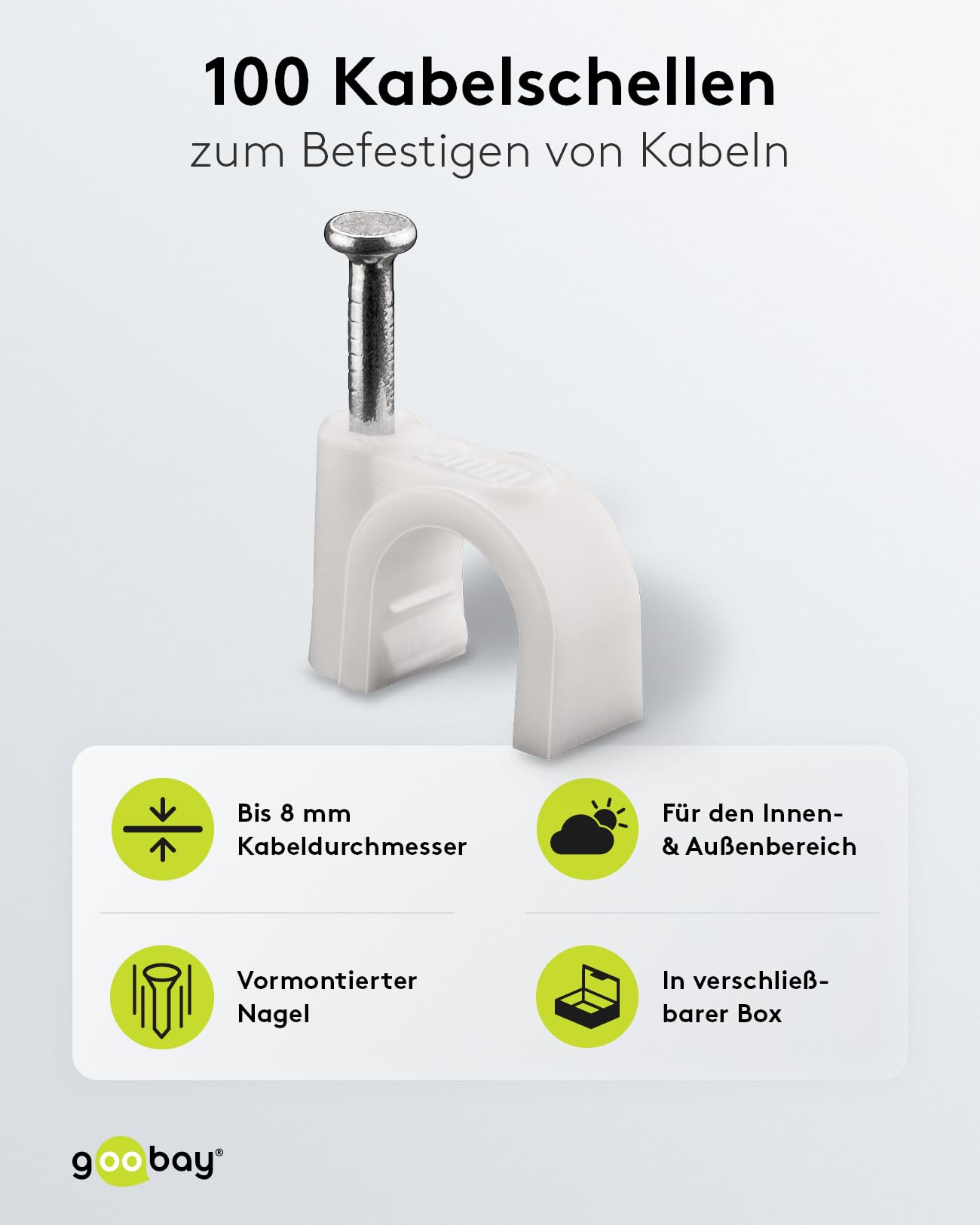 goobay-power-kabelschelle-100-st-ck-wei-bis-8-mm-mit-nagel image 2