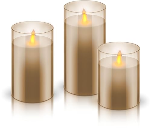 goobay-60380-led-echtwachskerzen-3er-set-glas-braun-timer image 3