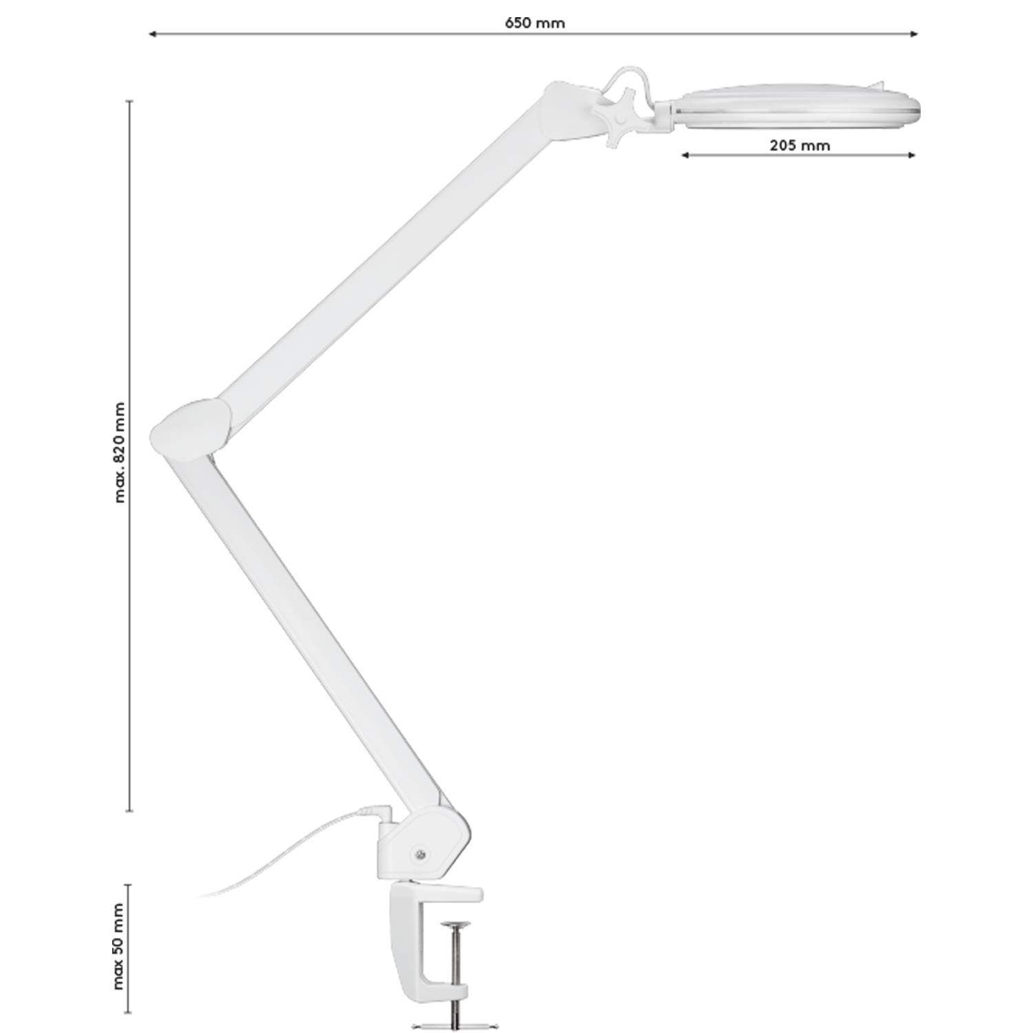 goobay-workshop-led-lupenleuchte-dimmbar-127mm-glaslinse image 4