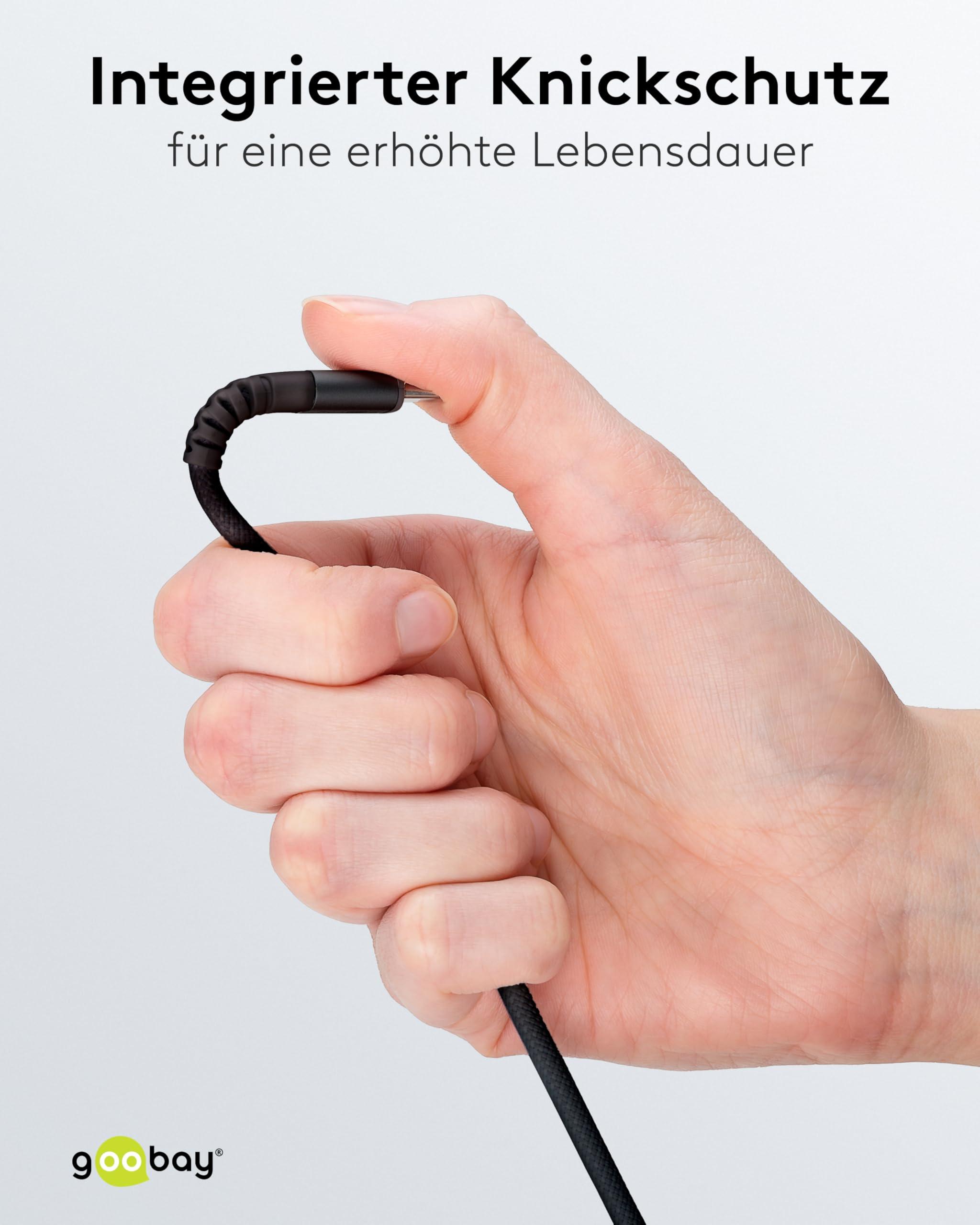 goobay-mobility-74525-usb-a-c-kabel-0-5m-60w-schwarz-textil image 2