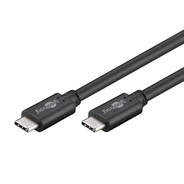 goobay-67975-usb-c-kabel-0-5m-60w-schwarz-schnellladen image 1