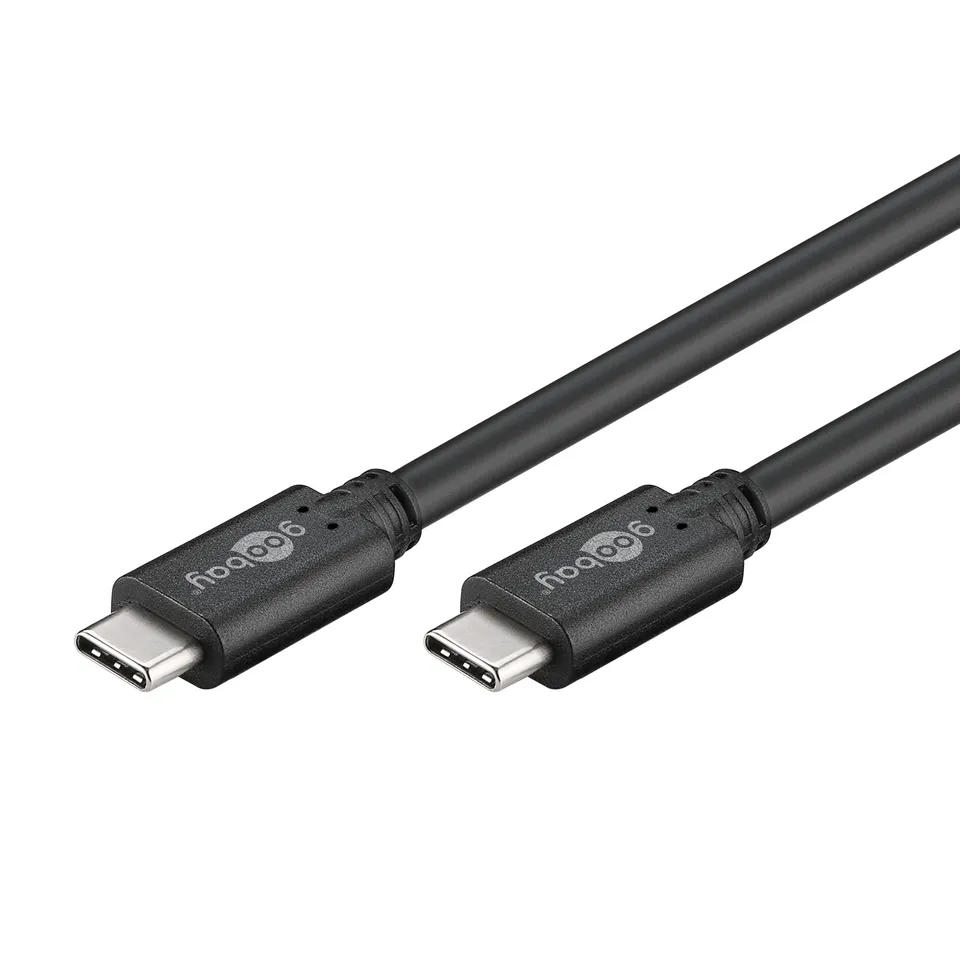 goobay-67975-usb-c-kabel-0-5m-60w-schwarz-schnellladen image 1