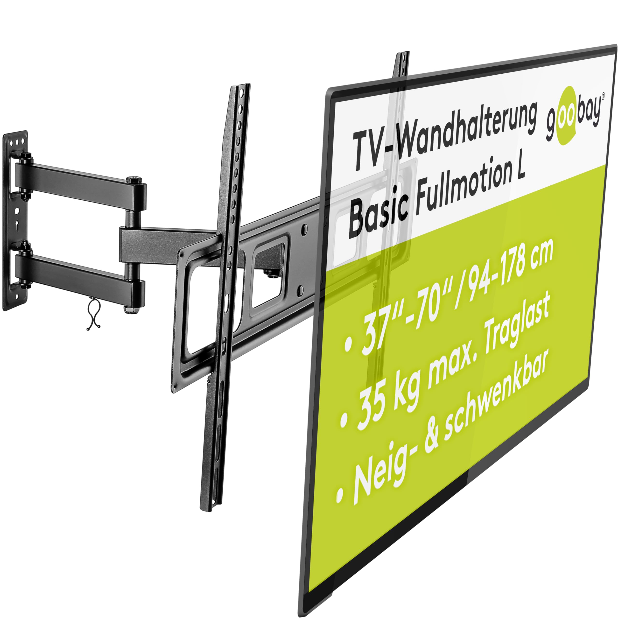 goobay-mounts-basic-fullmotion-l-tv-wandhalterung-37-70-zoll image 1