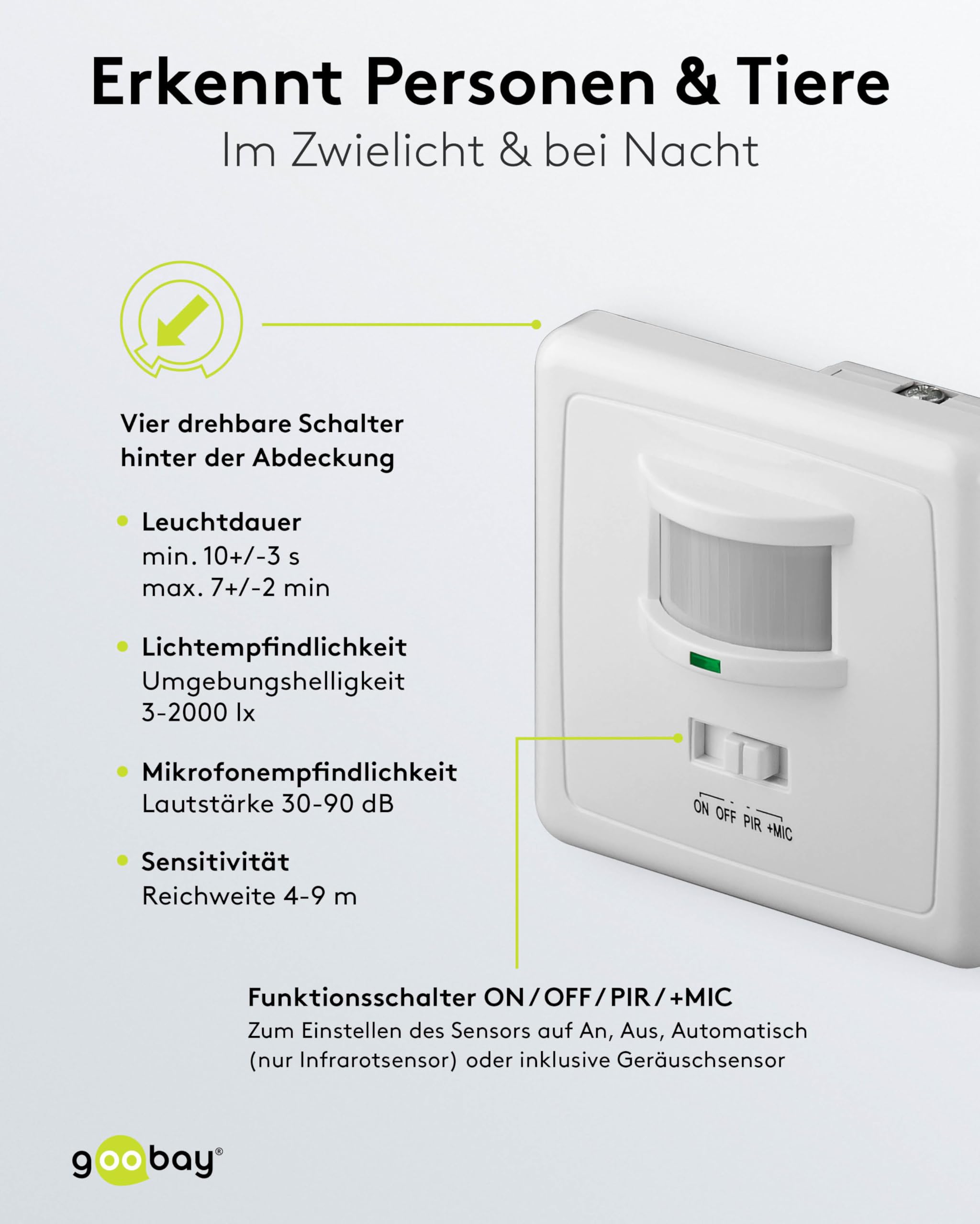 goobay-power-infrarot-bewegungsmelder-160-9-m-wei-akustik image 5
