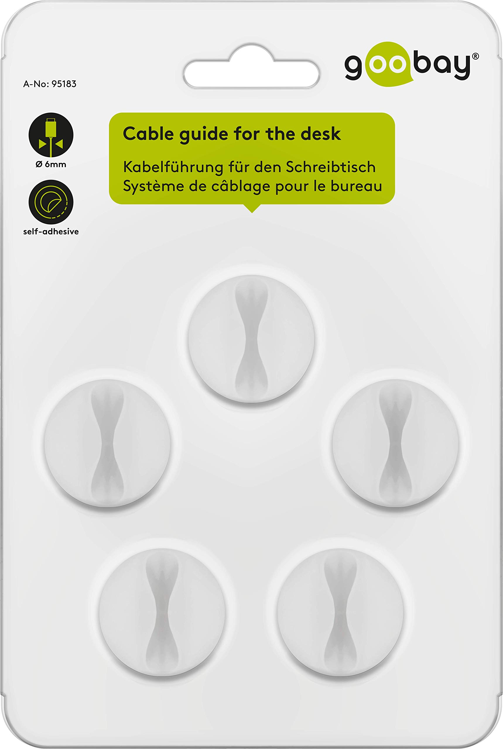 goobay-notebook-pc-kabelhalter-wei-5er-set-selbstklebend image 8