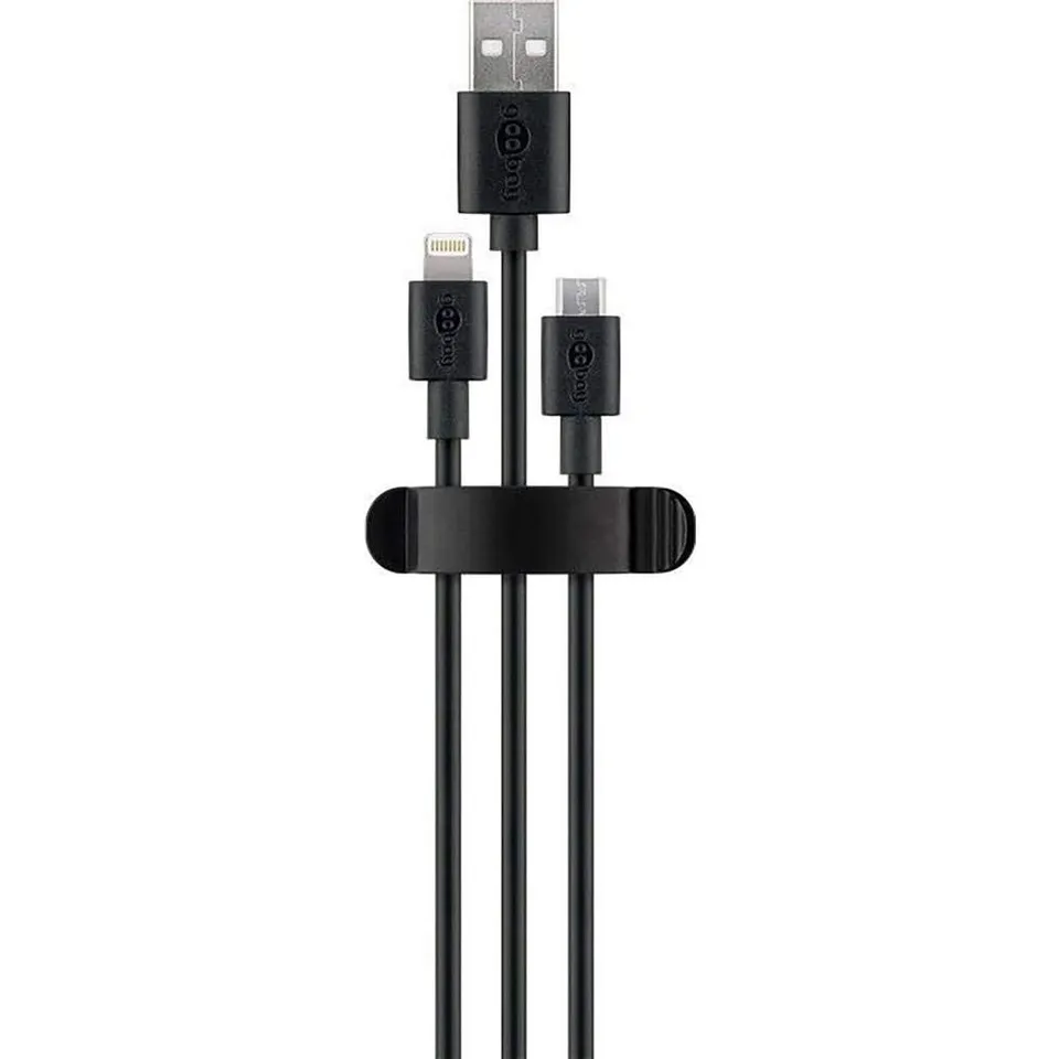 goobay-notebook-pc-70685-kabelclip-3-slots-schwarz-3er image 1